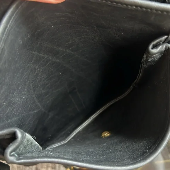 Vintage 90s COACH Station Bag 5130 Black Made in USA EUC - Picture 9 of 12